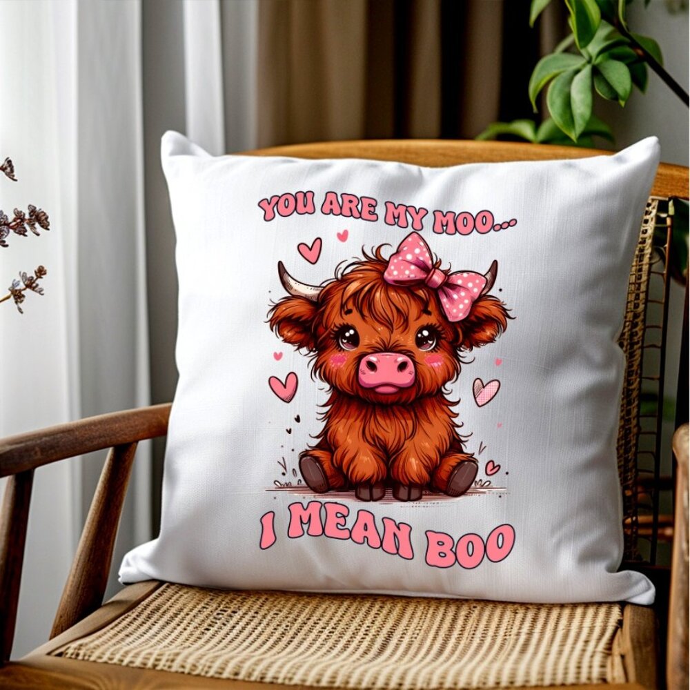 Highland Cow pillow covers